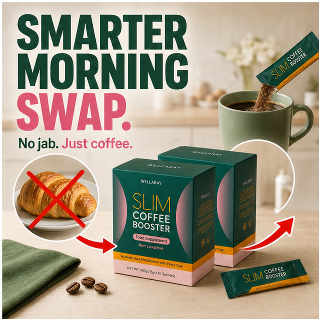 Wellaray Coffee Slim Coffee Booster box - metabolism support coffee supplement